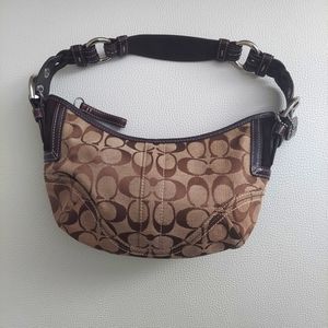 Coach Small Brown Logo Purse